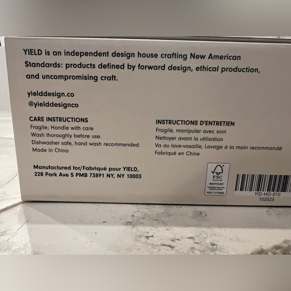 Yield’s Millennium Collection Set of 4 Stemless Glasses 10 OZ -New in Box - Picture 10 of 11